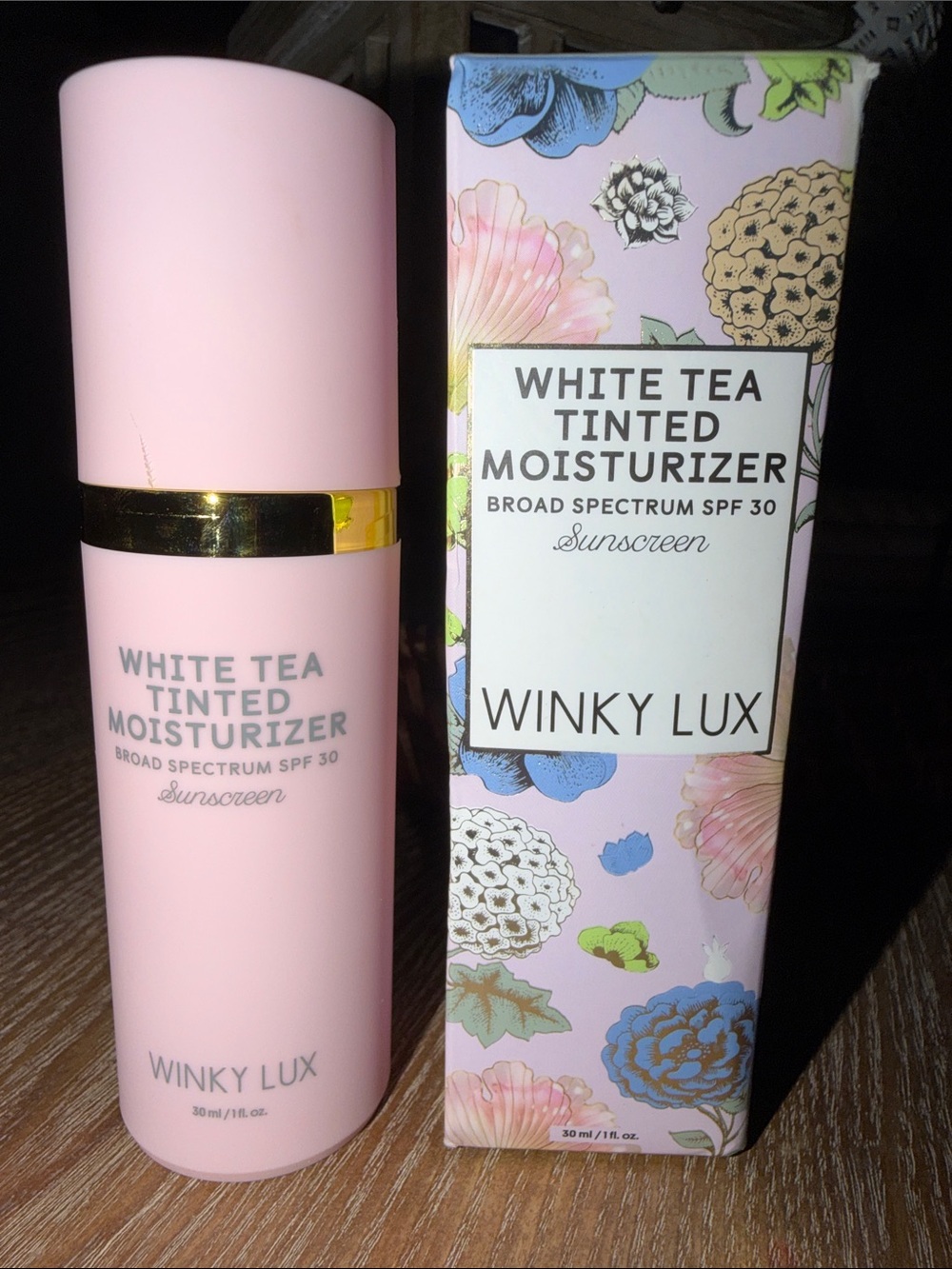 WINKY LUX Pink White Tea Tinted Moisturizer SPF 30, Medium, RV:$30